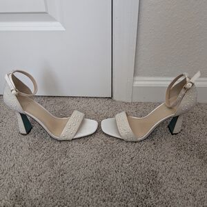 Betsey Johnson Dani Sandal In Ivory Size 7.5 NWOT
